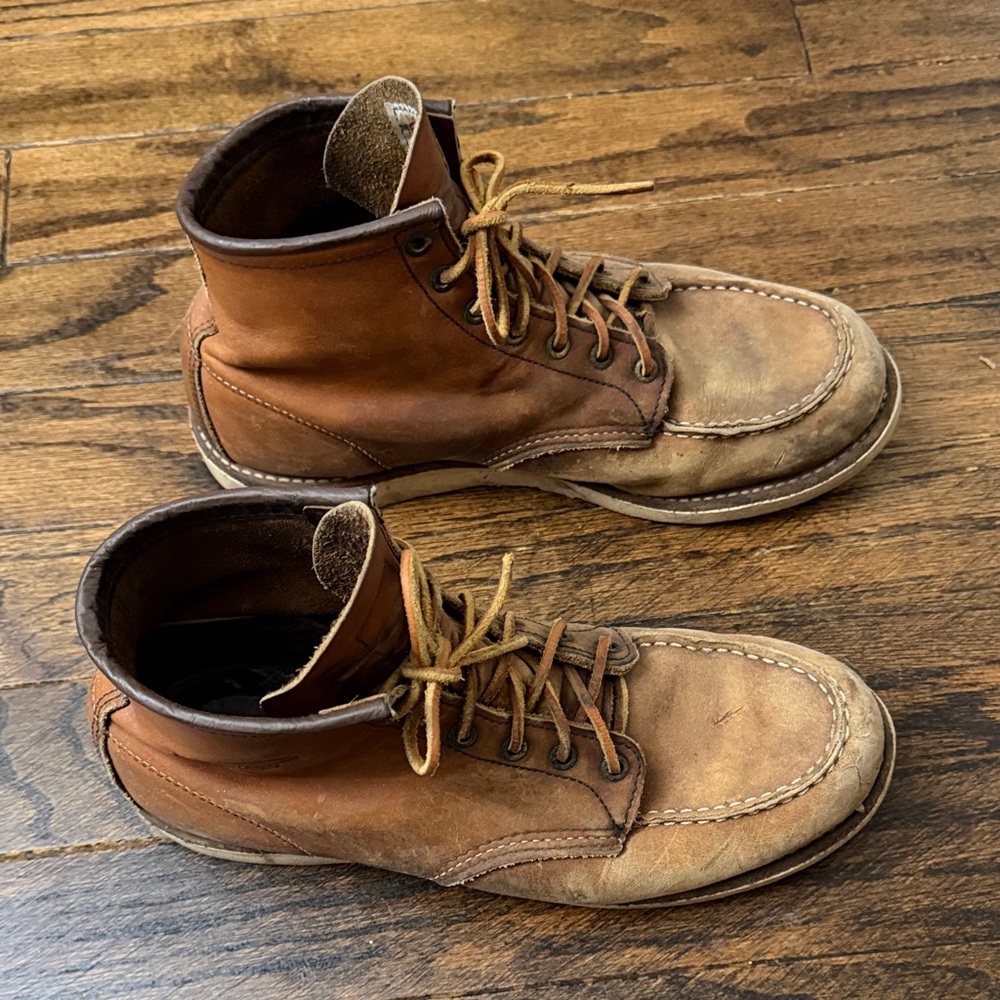 Red Wing Leather Work Boots - Picture 2 of 13